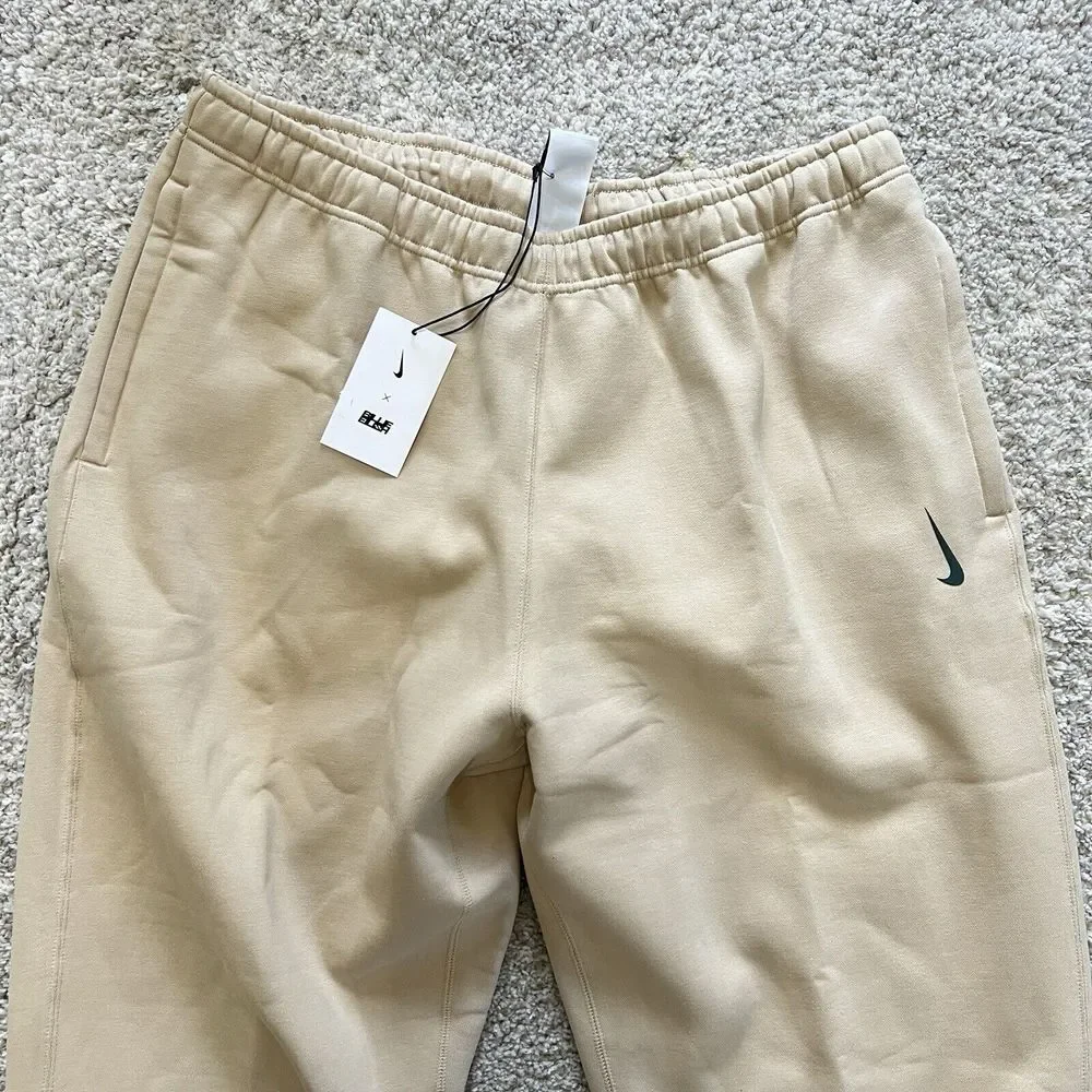 Nike x Billie Eilish Fleece Pants DQ7752-202 Mushroom Sequoia New Mens Size 2XL